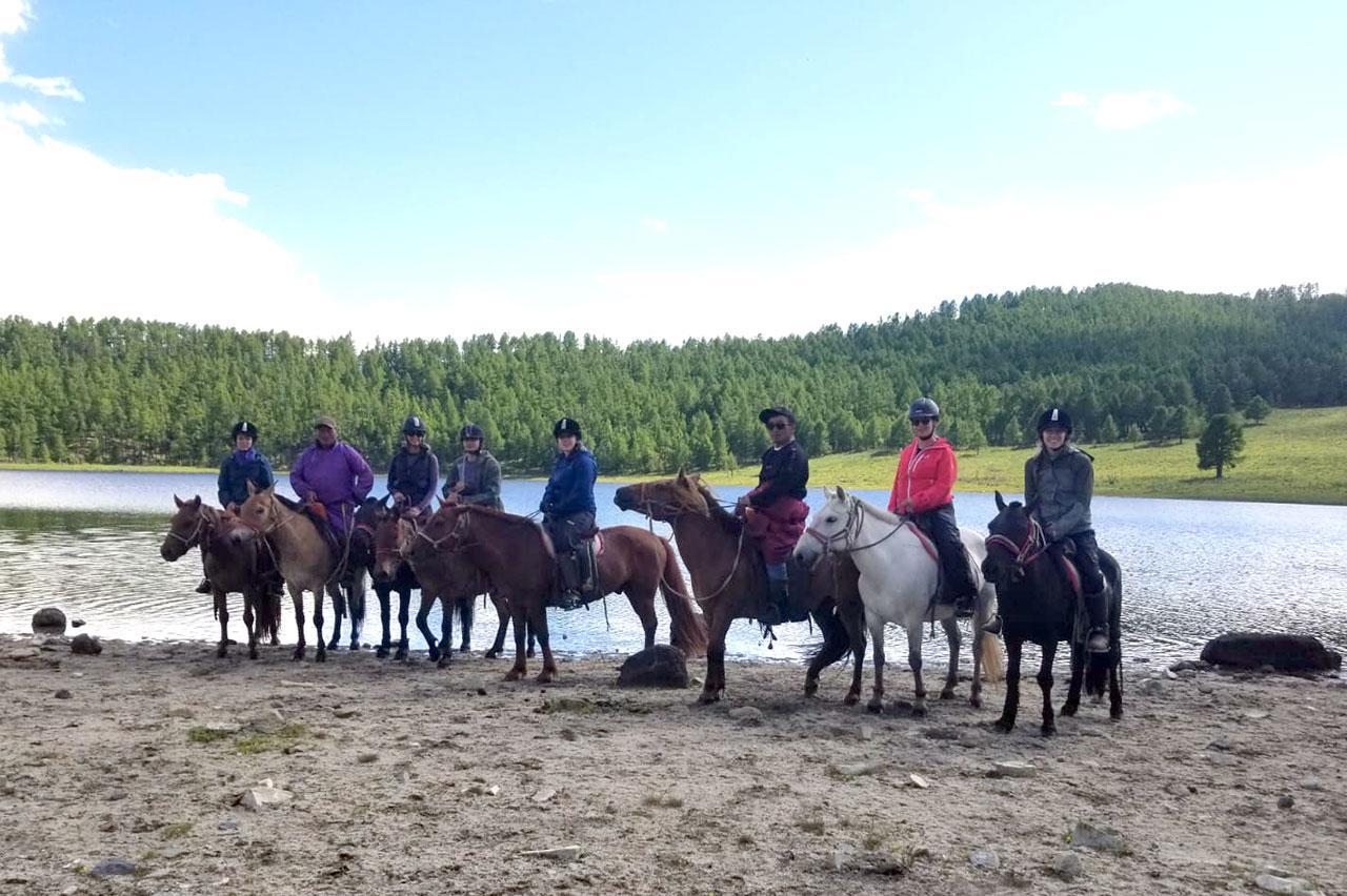 Horse trekking